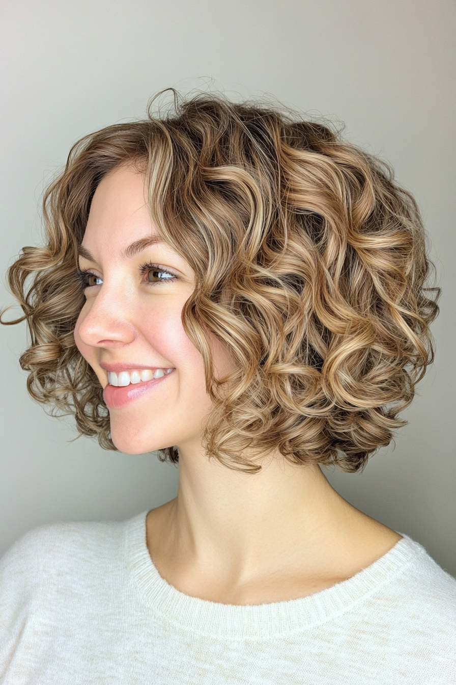 21. Tight Ringlets in Warm Beige Blonde (Short Curly Hairstyles For Women) - Short Curly Hairstyles For Women