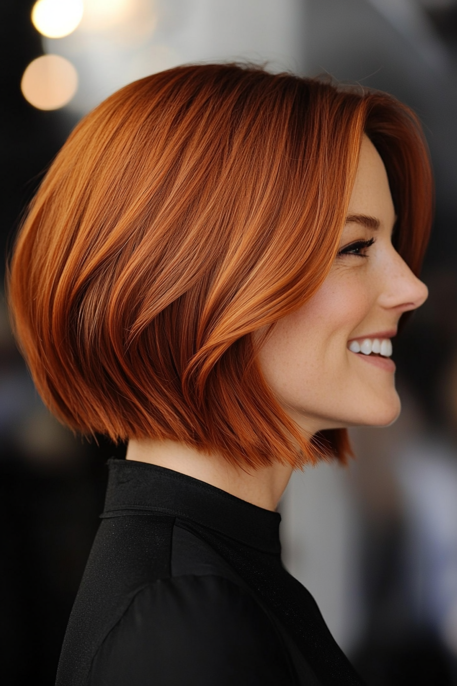 4. Soft Auburn Angled Bob (Inverted Bob Haircuts) - Inverted Bob Haircuts