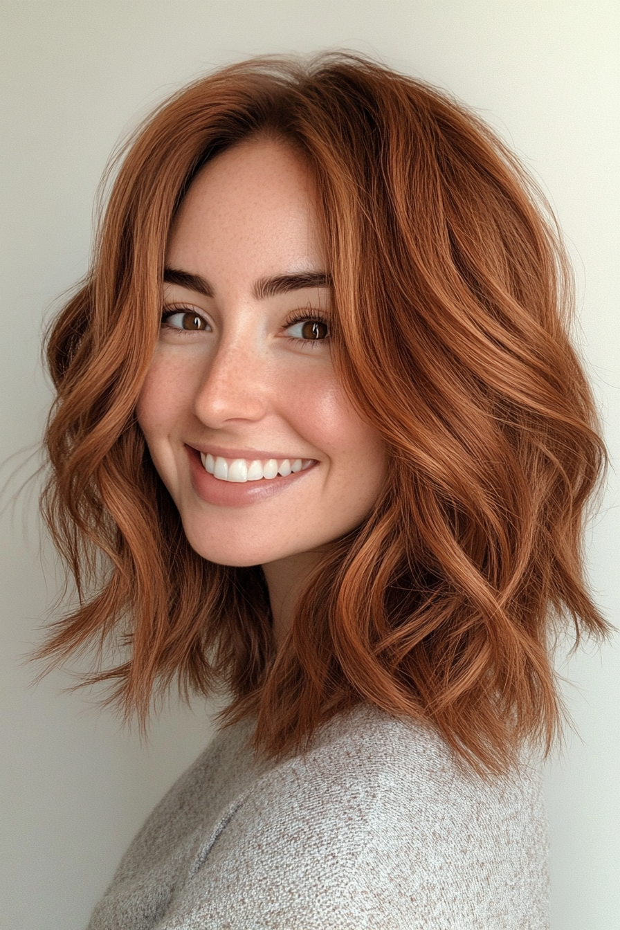 16. Cinnamon Wispy Shag (Loose Hairstyles) - Loose Hairstyles