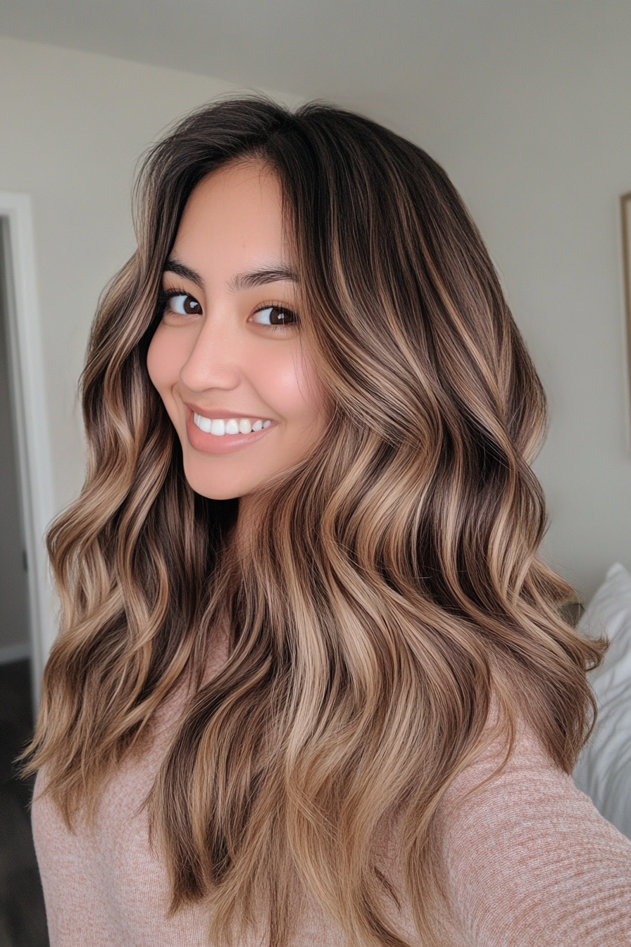 20. Mocha Soft Waves (Loose Hairstyles) - Loose Hairstyles