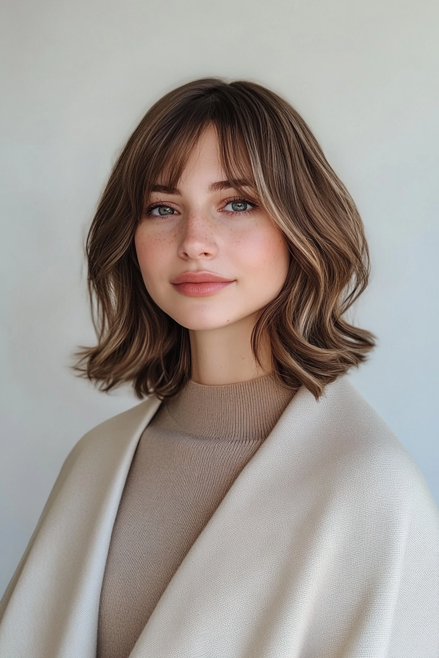 26. Light Ash Brown Retro Flip (70S Haircuts For Women) - 70S Haircuts For Women