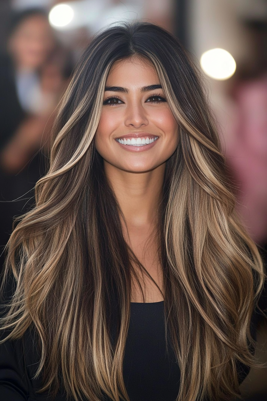 26. Softly Tapered Length with Dark Ash Blonde (Long Haircuts For Thick Hair) - Long Haircuts For Thick Hair