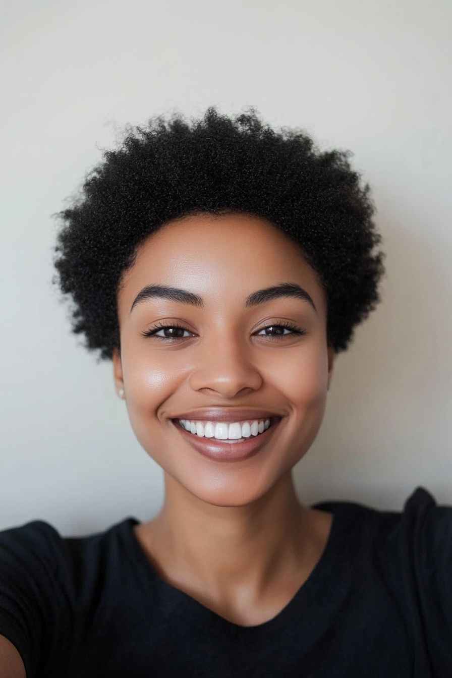 11. Classic TWA in Espresso Black (Short Hairstyles For Black Women) - Short Hairstyles For Black Women