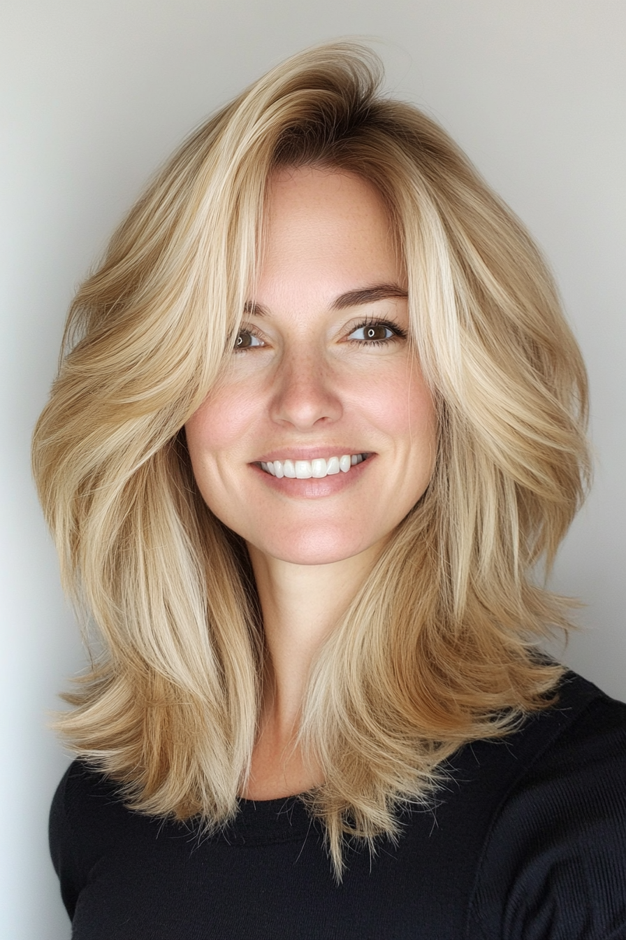 16. Sandy Blonde Casual Shag (Shaggy Haircuts) - Shaggy Haircuts