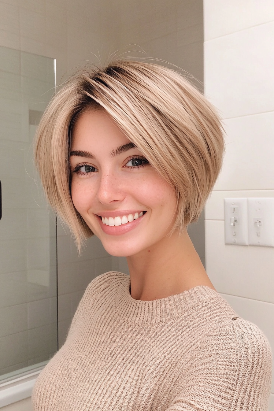 6. Classic Pixie Bob in Ash Blonde (Pixie Bob Haircut Ideas) - Pixie Bob Haircut Ideas