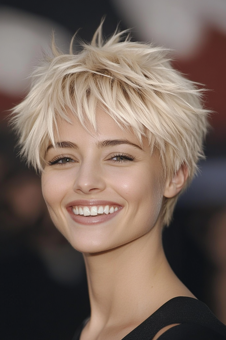 27. Light Blonde Shaggy Pixie (Very Short Pixie Haircuts) - Very Short Pixie Haircuts