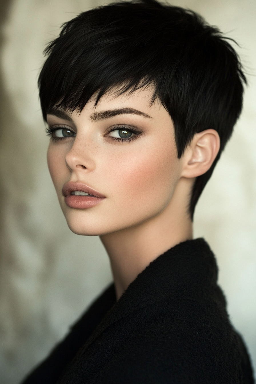 6. Raven Black Pixie (Very Short Pixie Haircuts) - Very Short Pixie Haircuts
