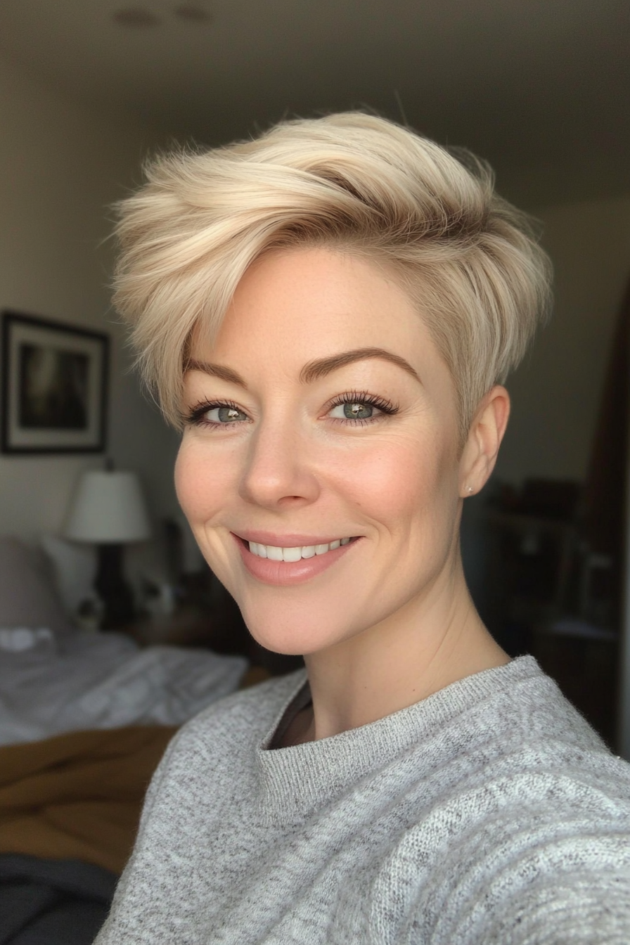 1. Soft Blonde Pixie (Very Short Pixie Haircuts) - Very Short Pixie Haircuts
