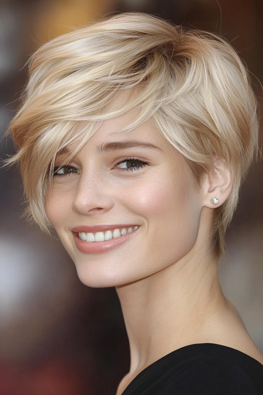 4. Soft Blonde Shag (Short Blonde Haircuts For Fine Hair) - Short Blonde Haircuts For Fine Hair